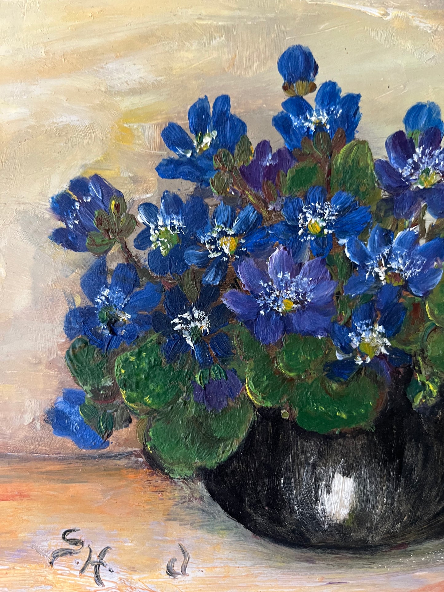 Blue floral