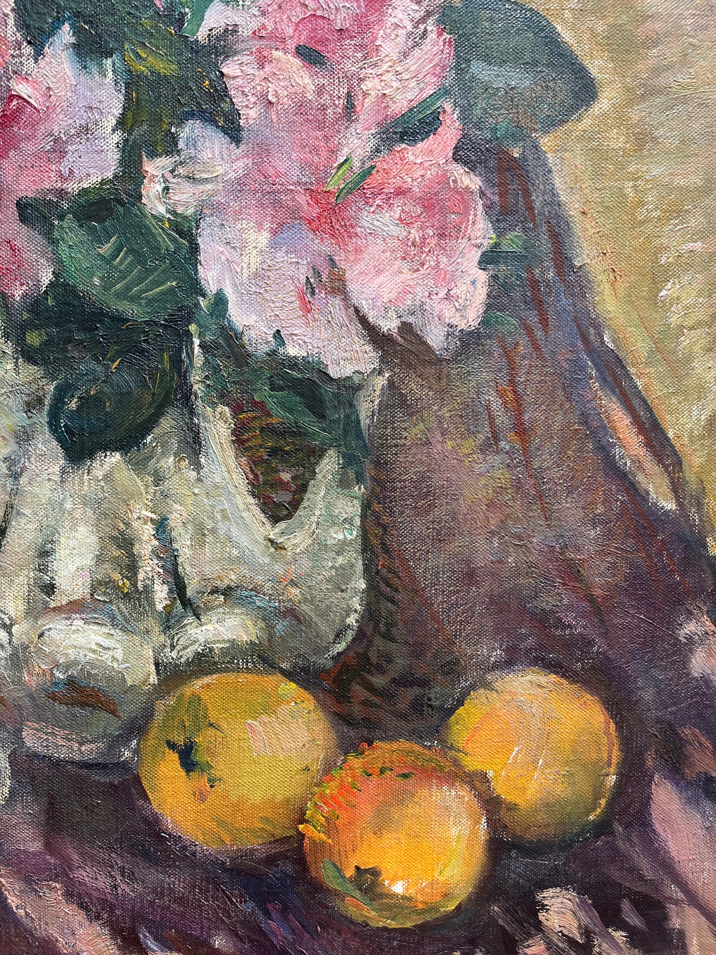 Pink florals and oranges