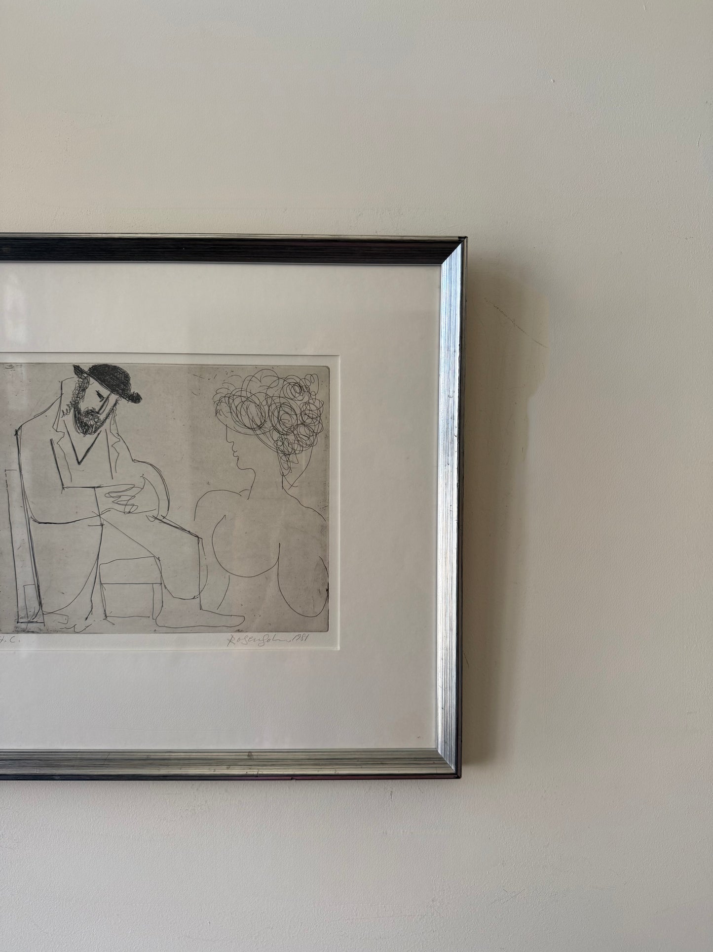 The artist and his muse