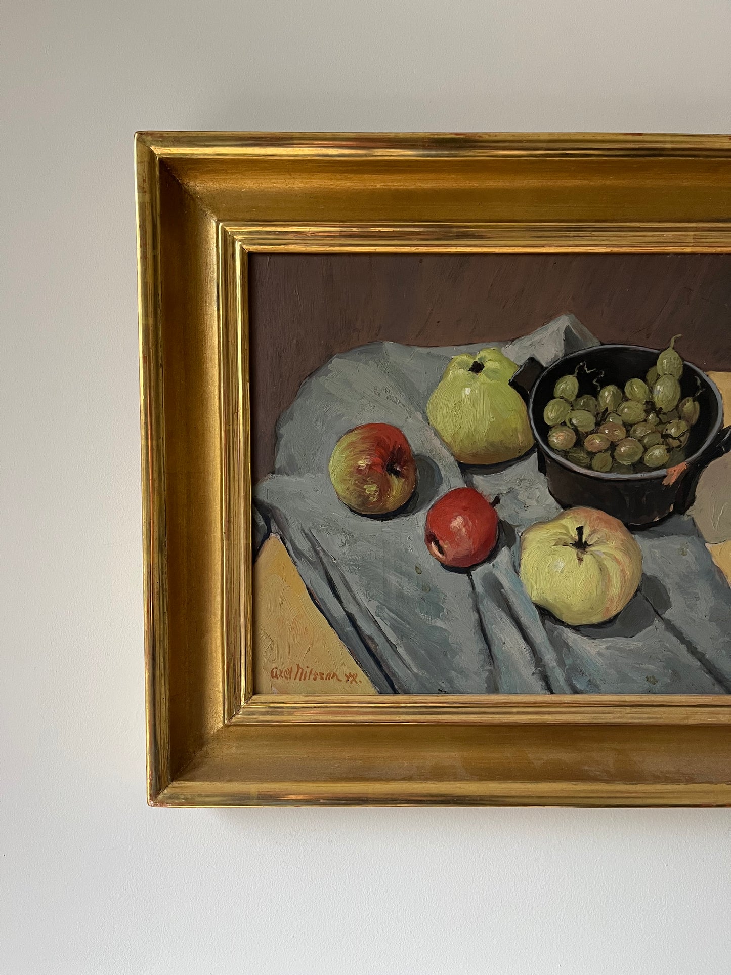 Apples and grapes