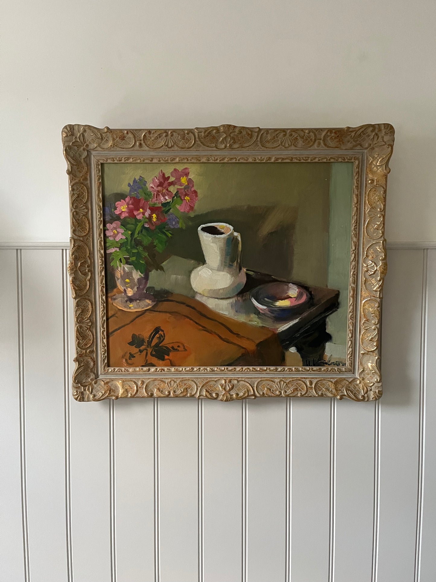 Coffee and flowers