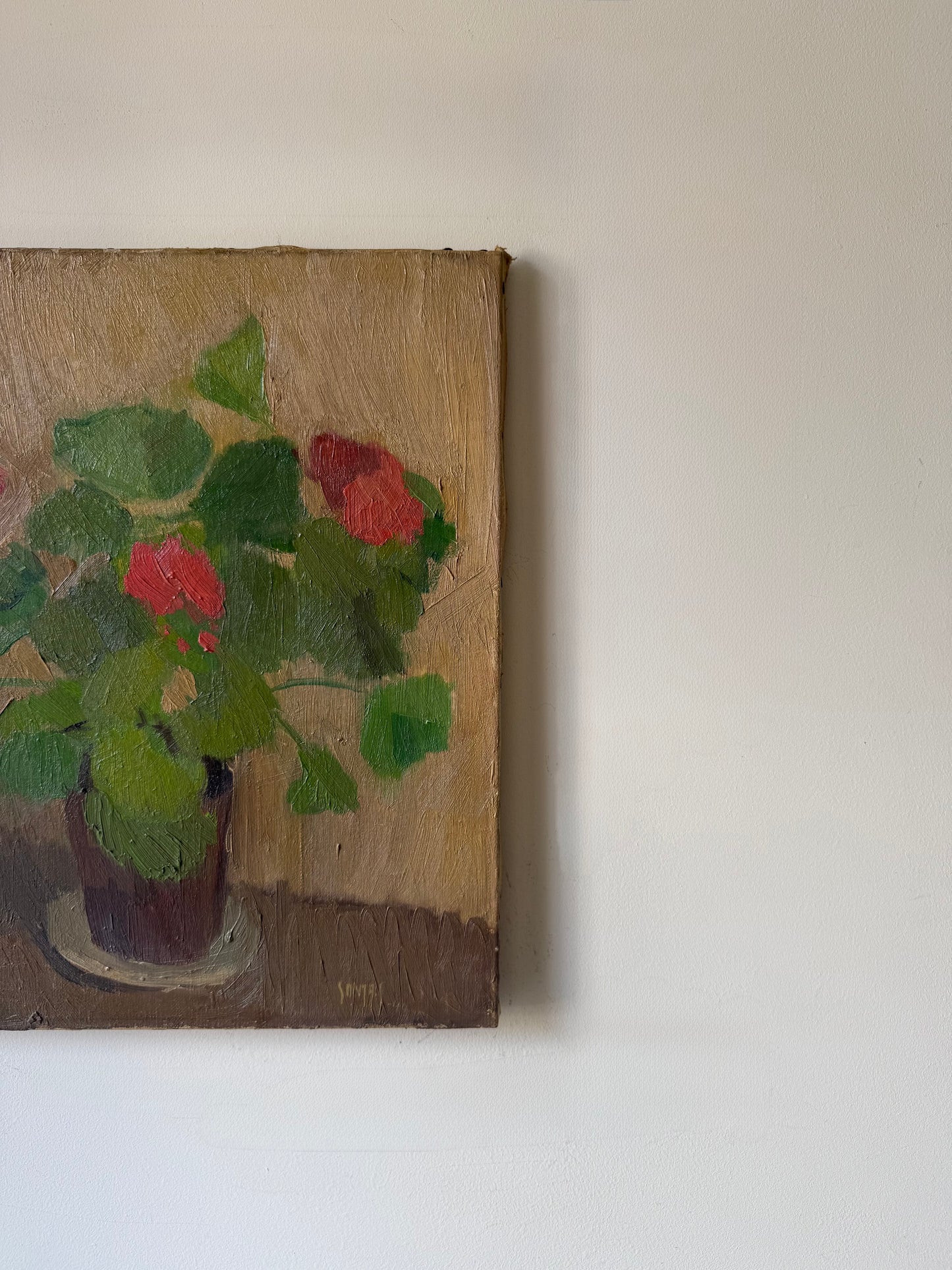 Geraniums, 1944.