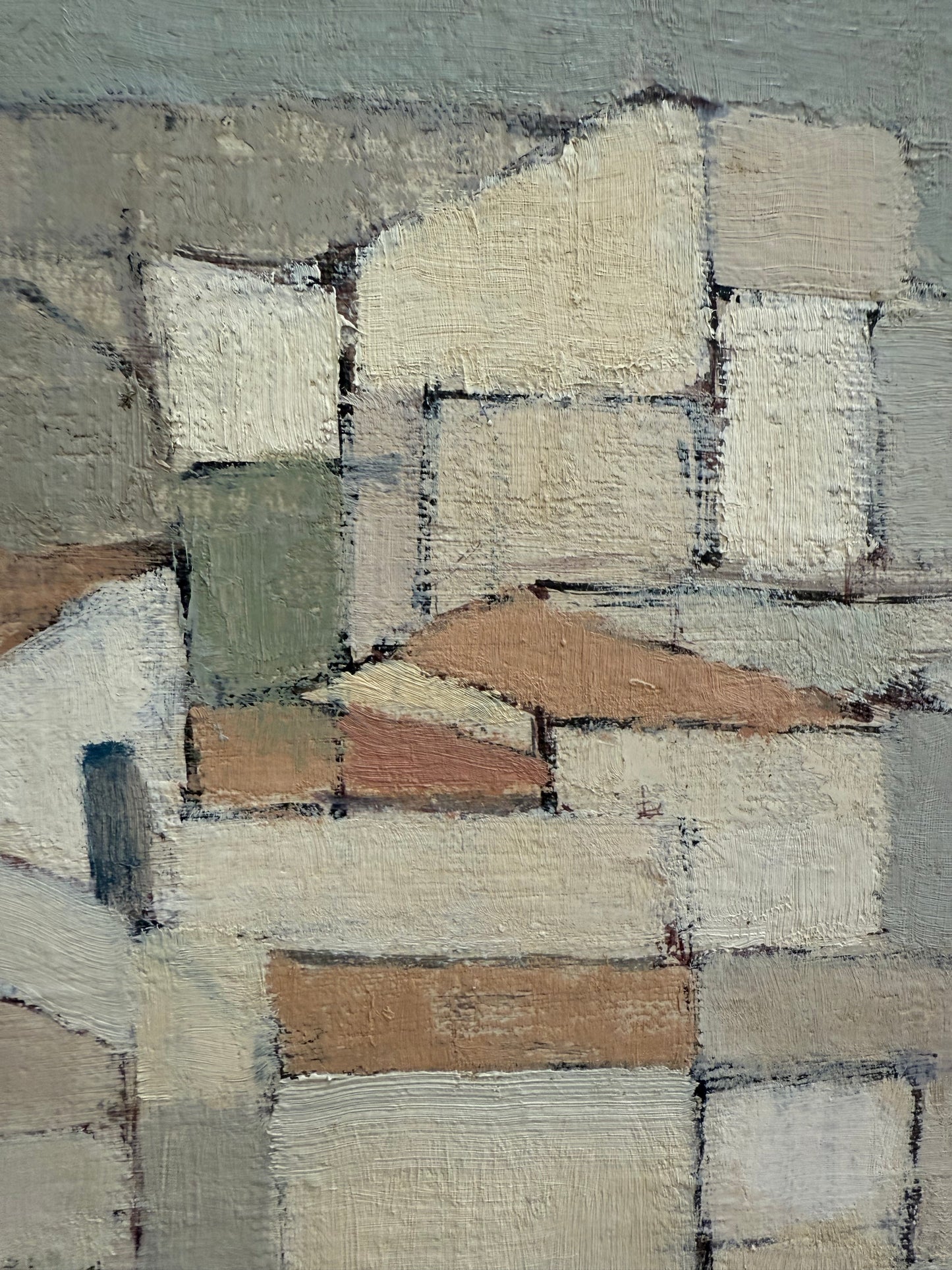 Calm cubist landscape