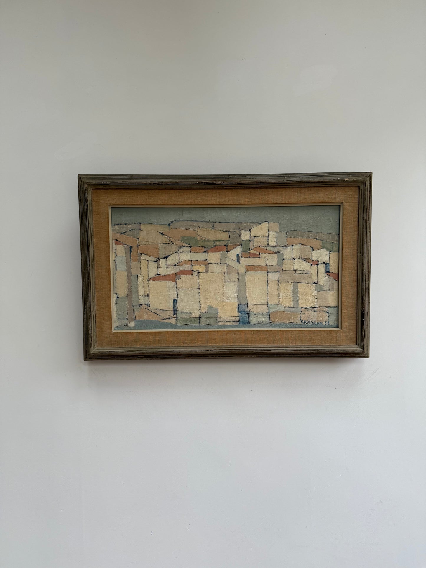 Calm cubist landscape