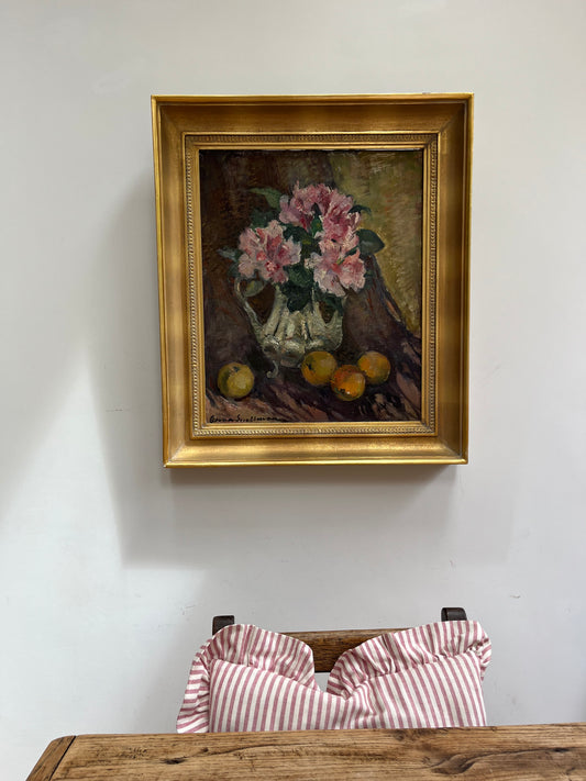 Pink florals and oranges