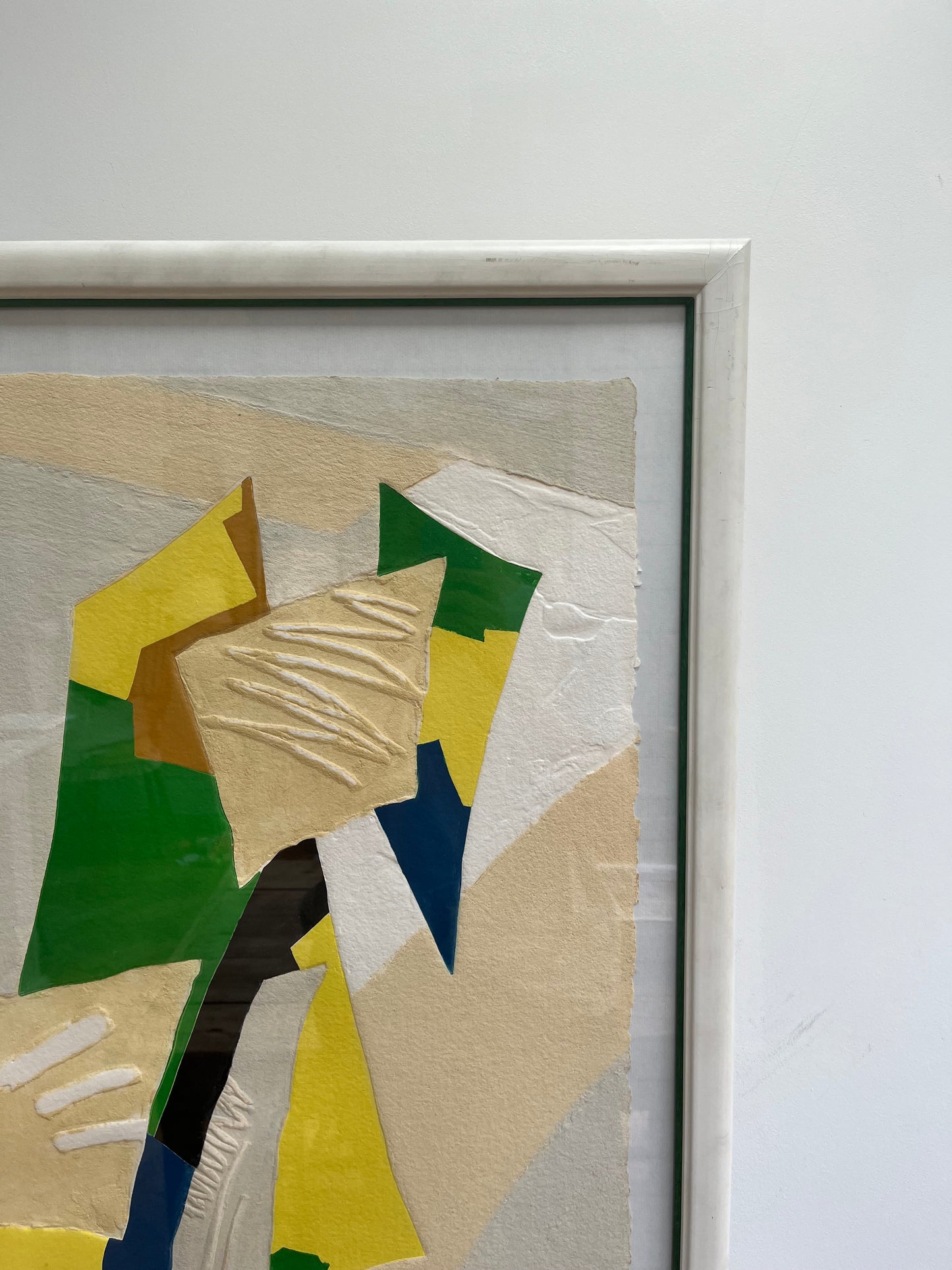 Abstract colour etching