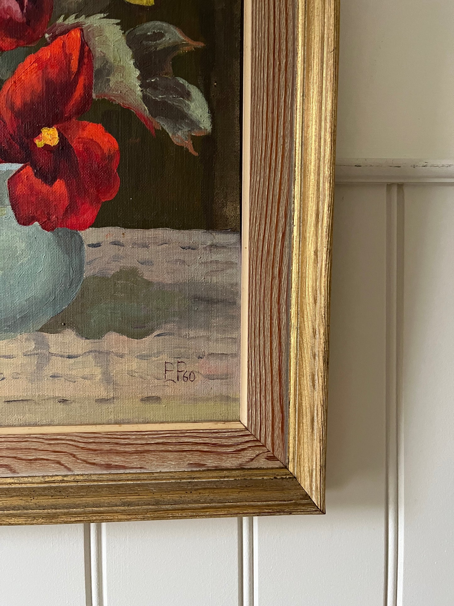 Red and pink flowers