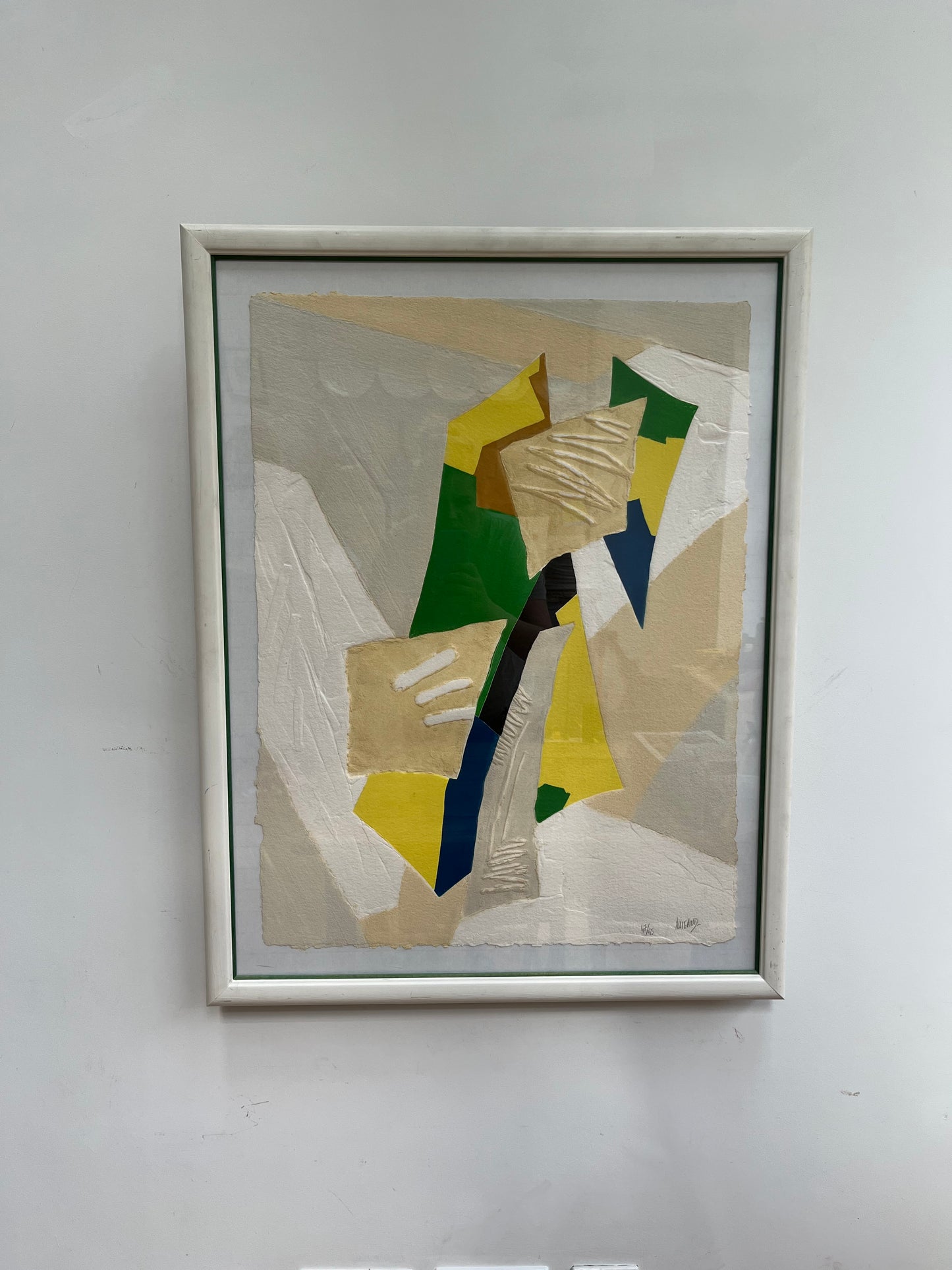 Abstract colour etching