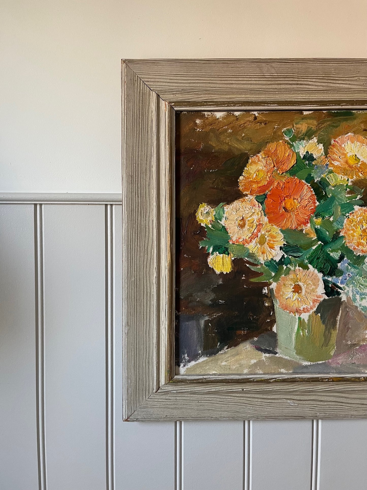 Orange floral still life