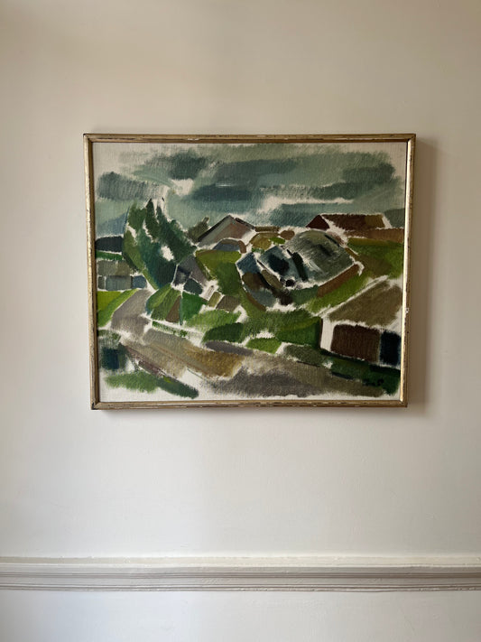 Green Abstract landscape