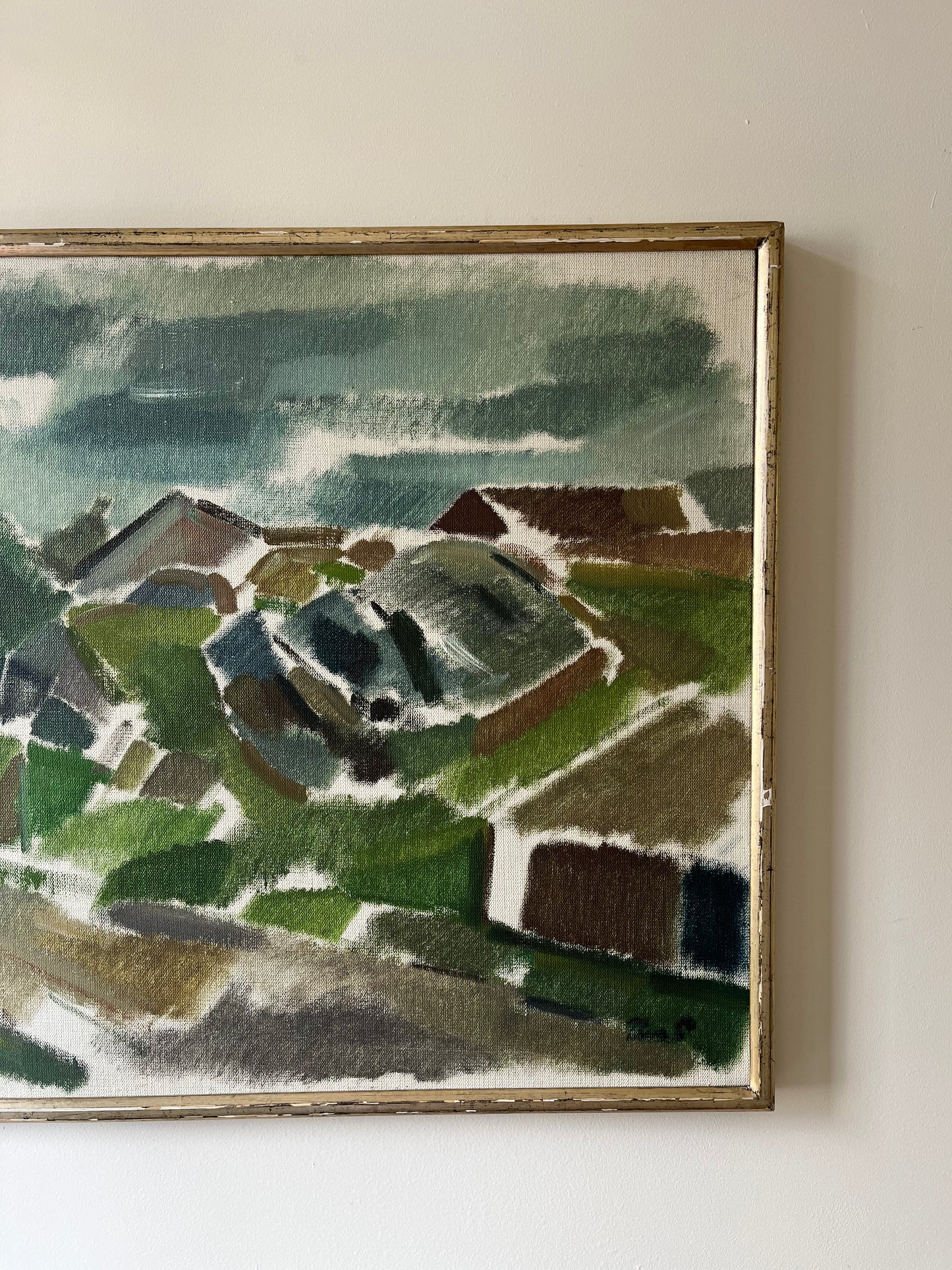 Green Abstract landscape