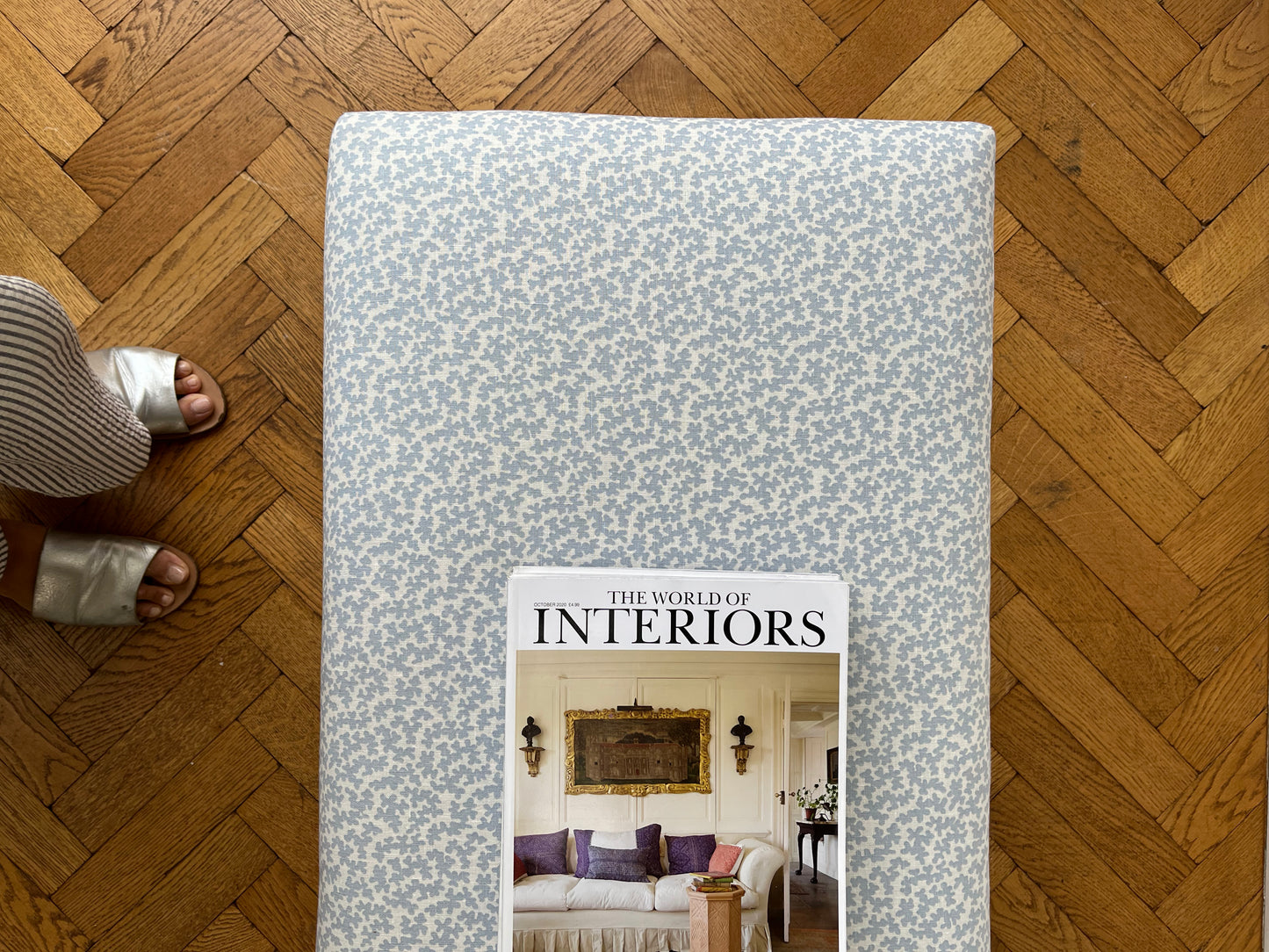 Colefax and Fowler foot stool