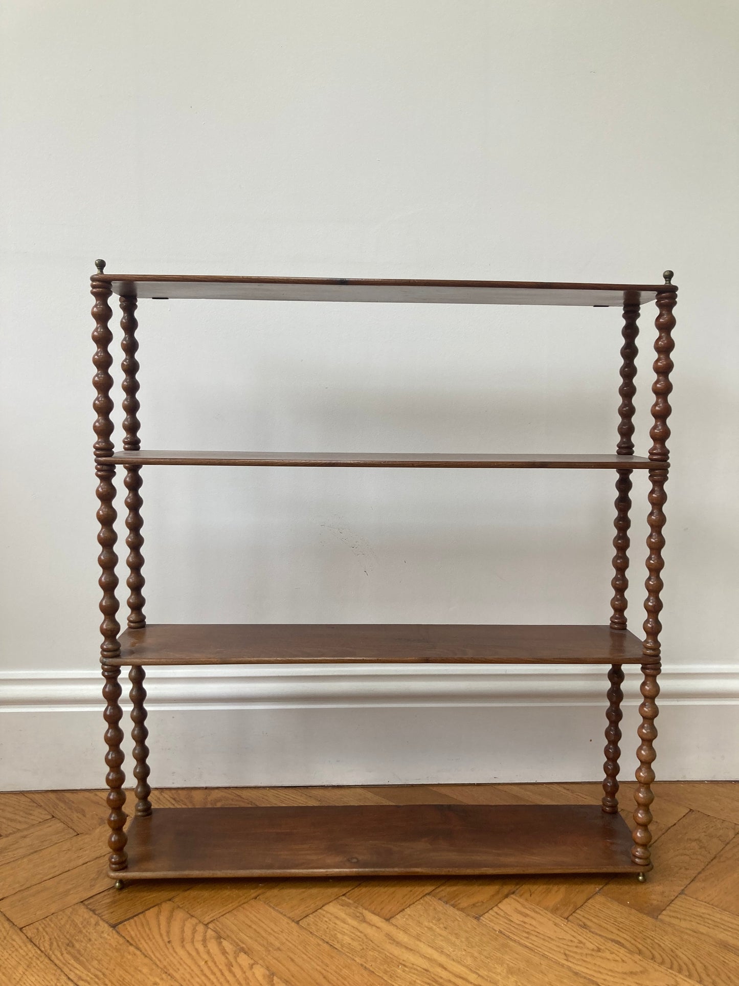 Victorian bobbin shelves