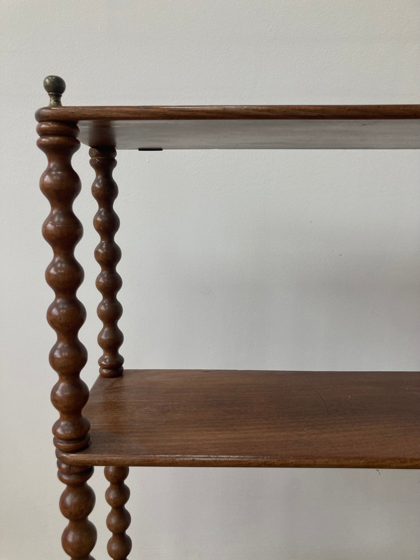 Victorian bobbin shelves
