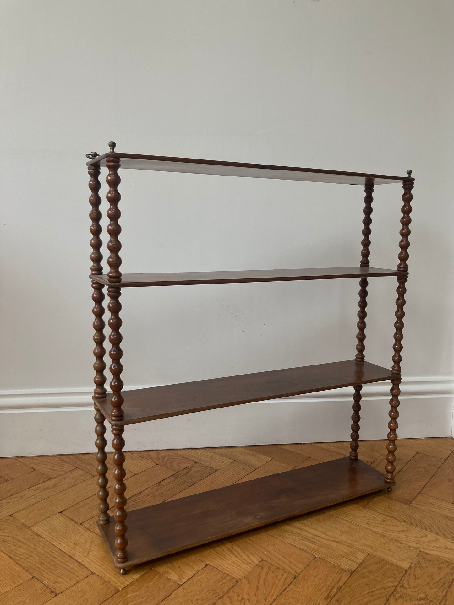 Victorian bobbin shelves