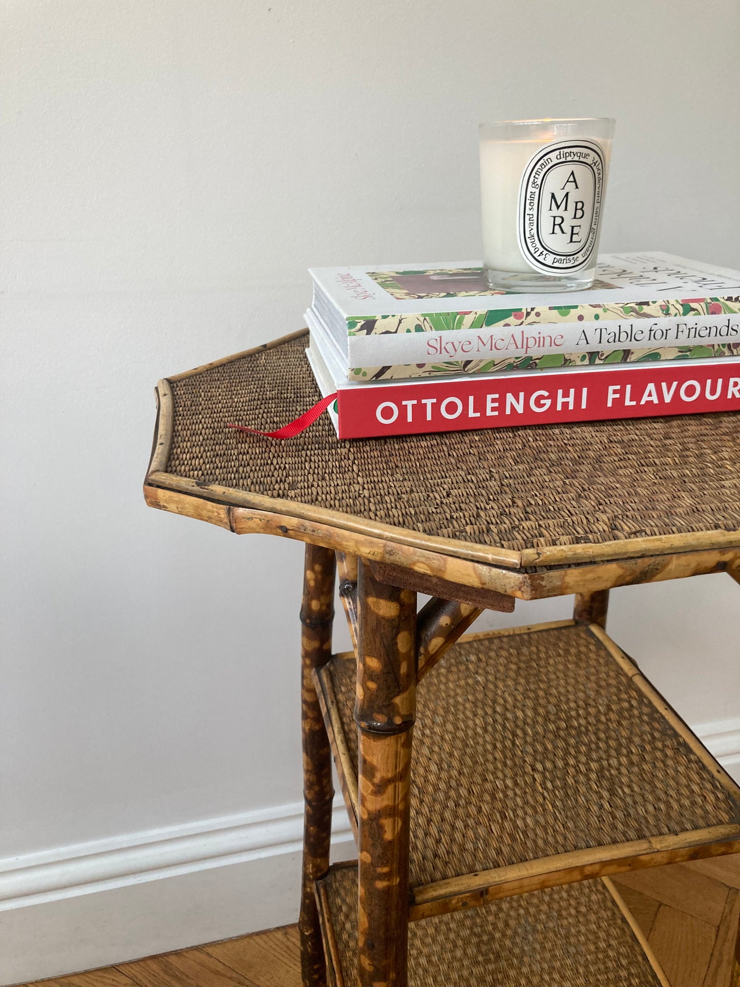 Victorian tiger bamboo occasional table