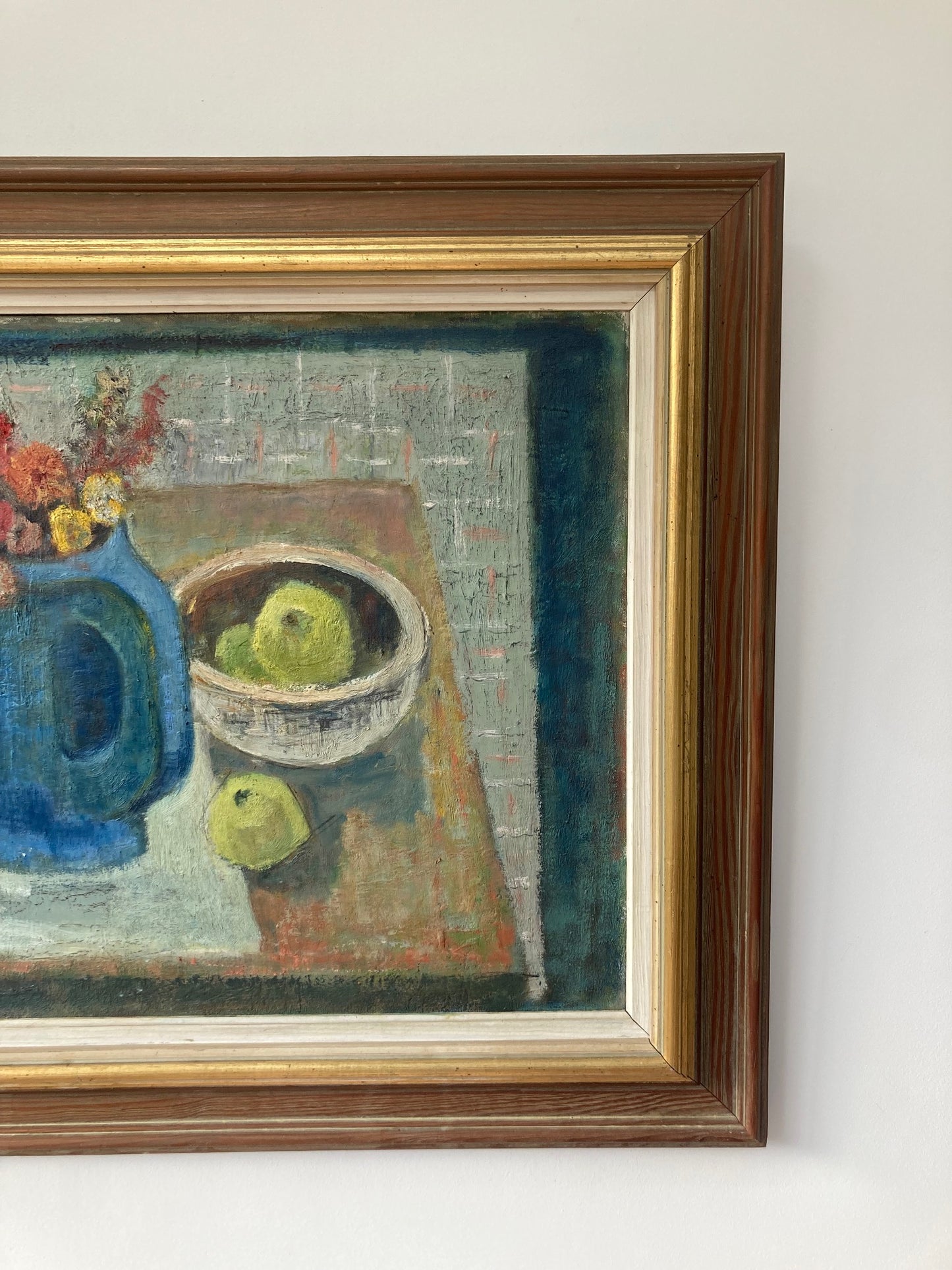 Blue floral still life
