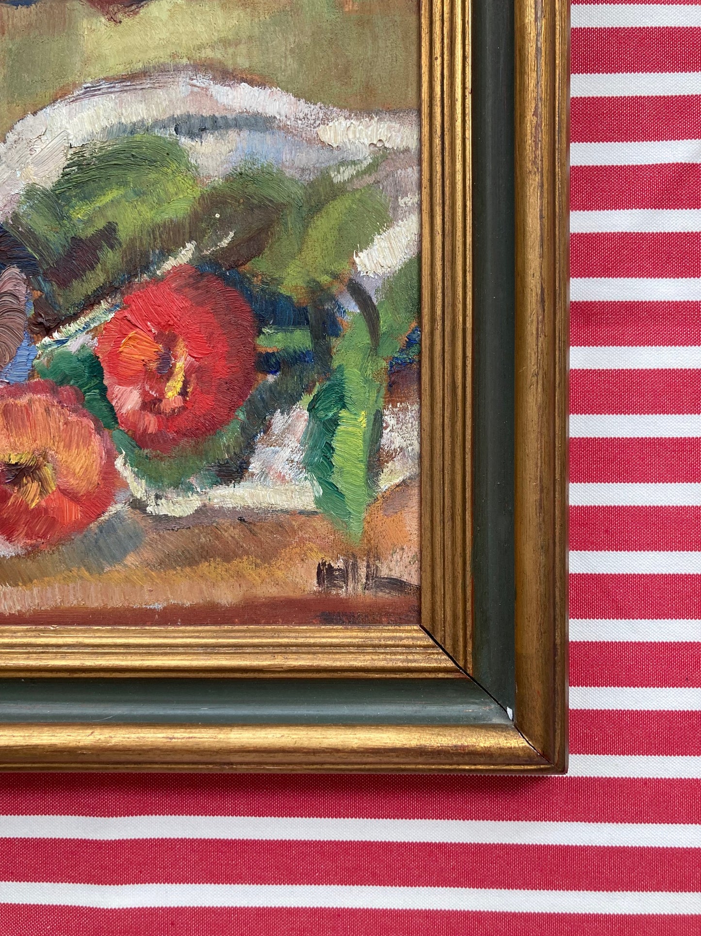 Red flower still life