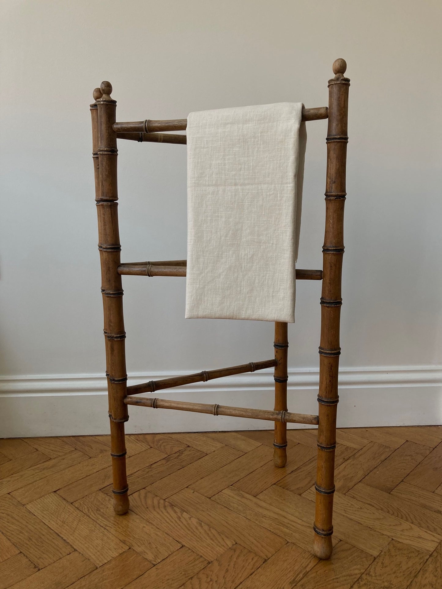 Victorian faux bamboo clothes horse