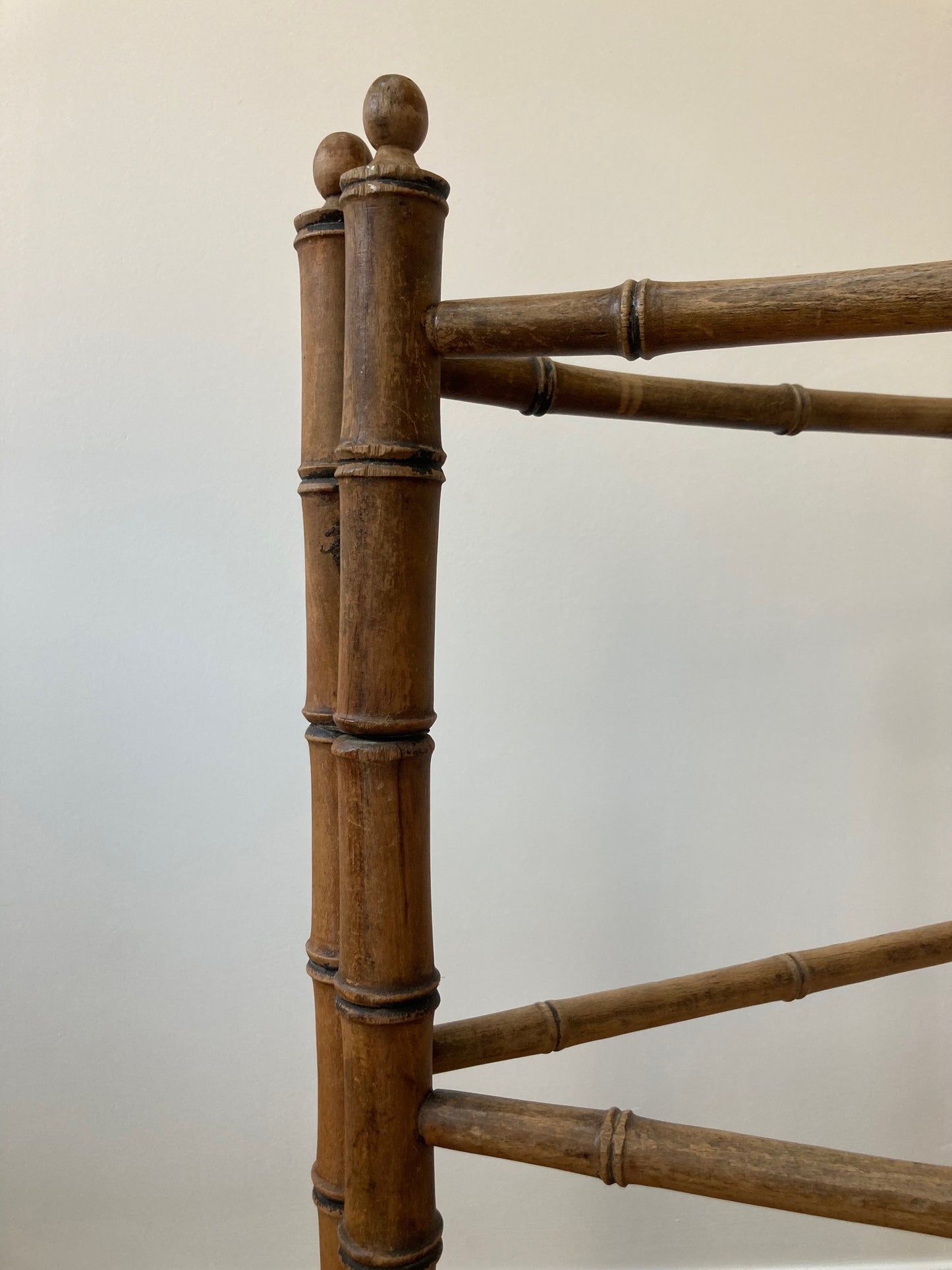 Victorian faux bamboo clothes horse
