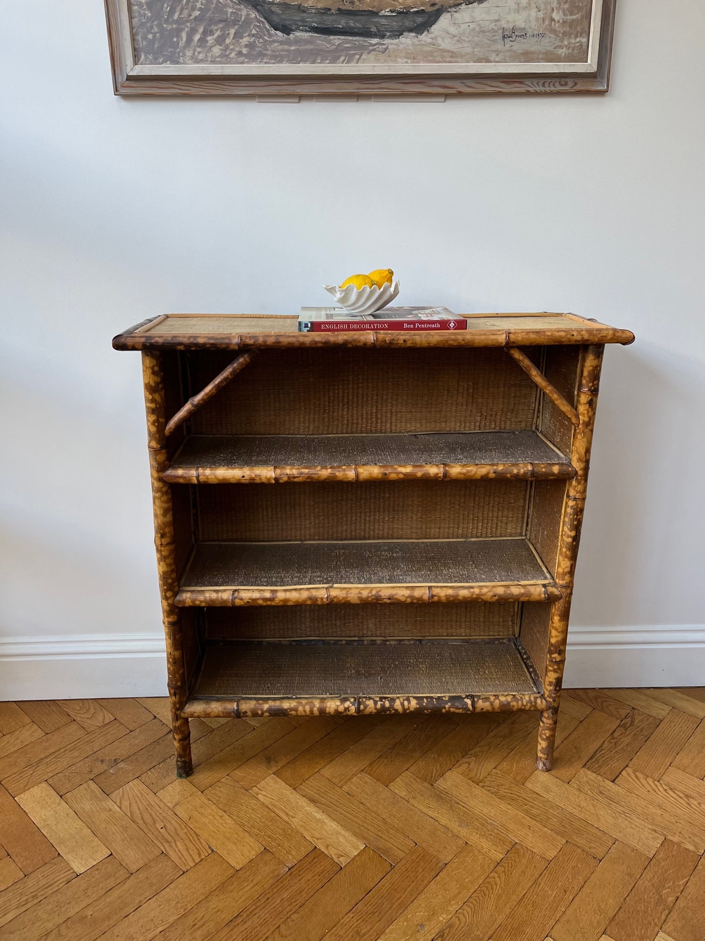 Victorian Bamboo bookcase