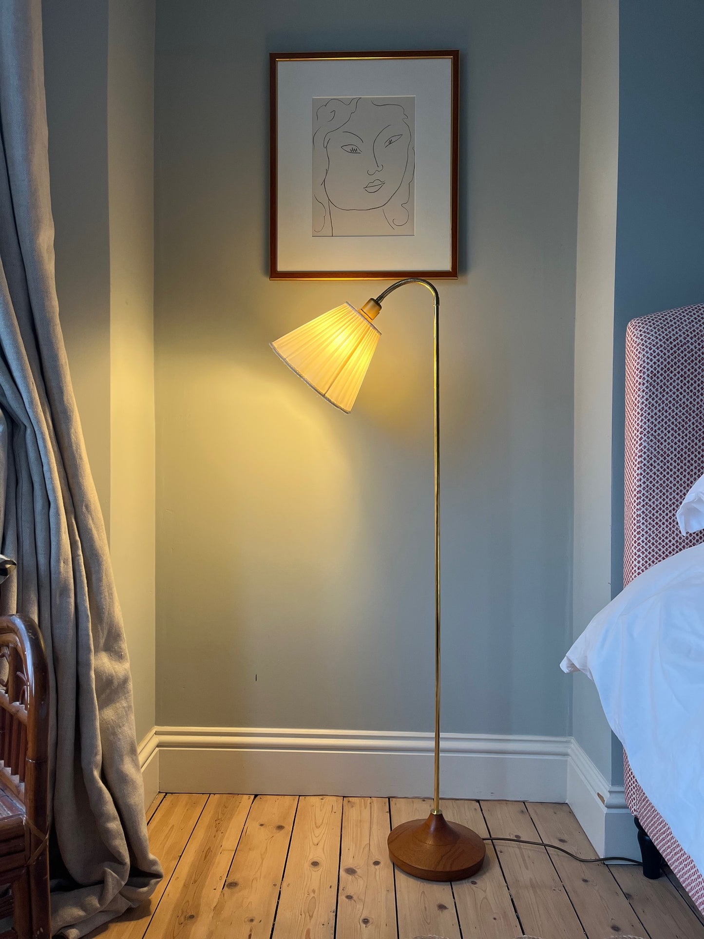 Vintage Swedish floor lamp