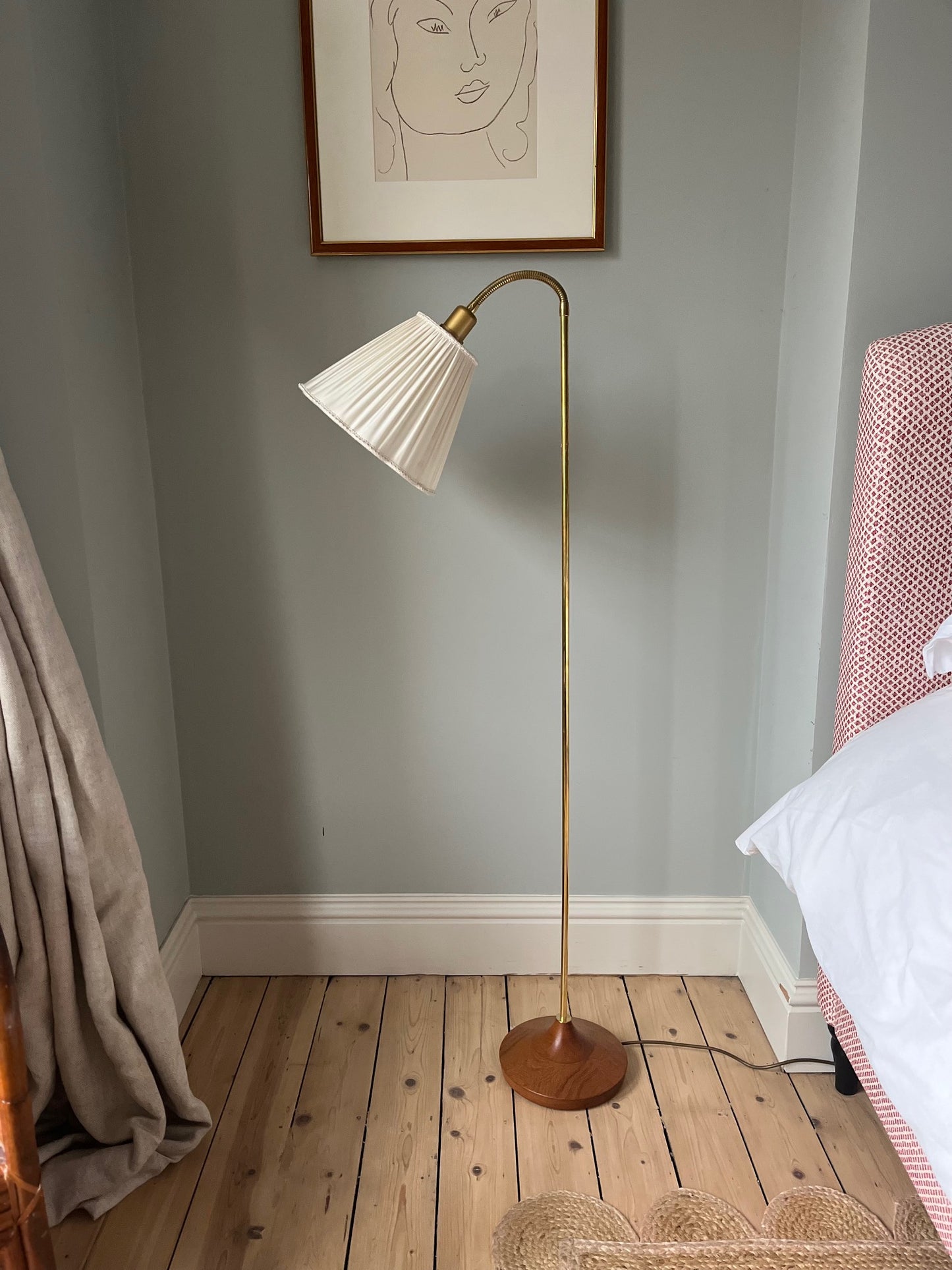 Vintage Swedish floor lamp