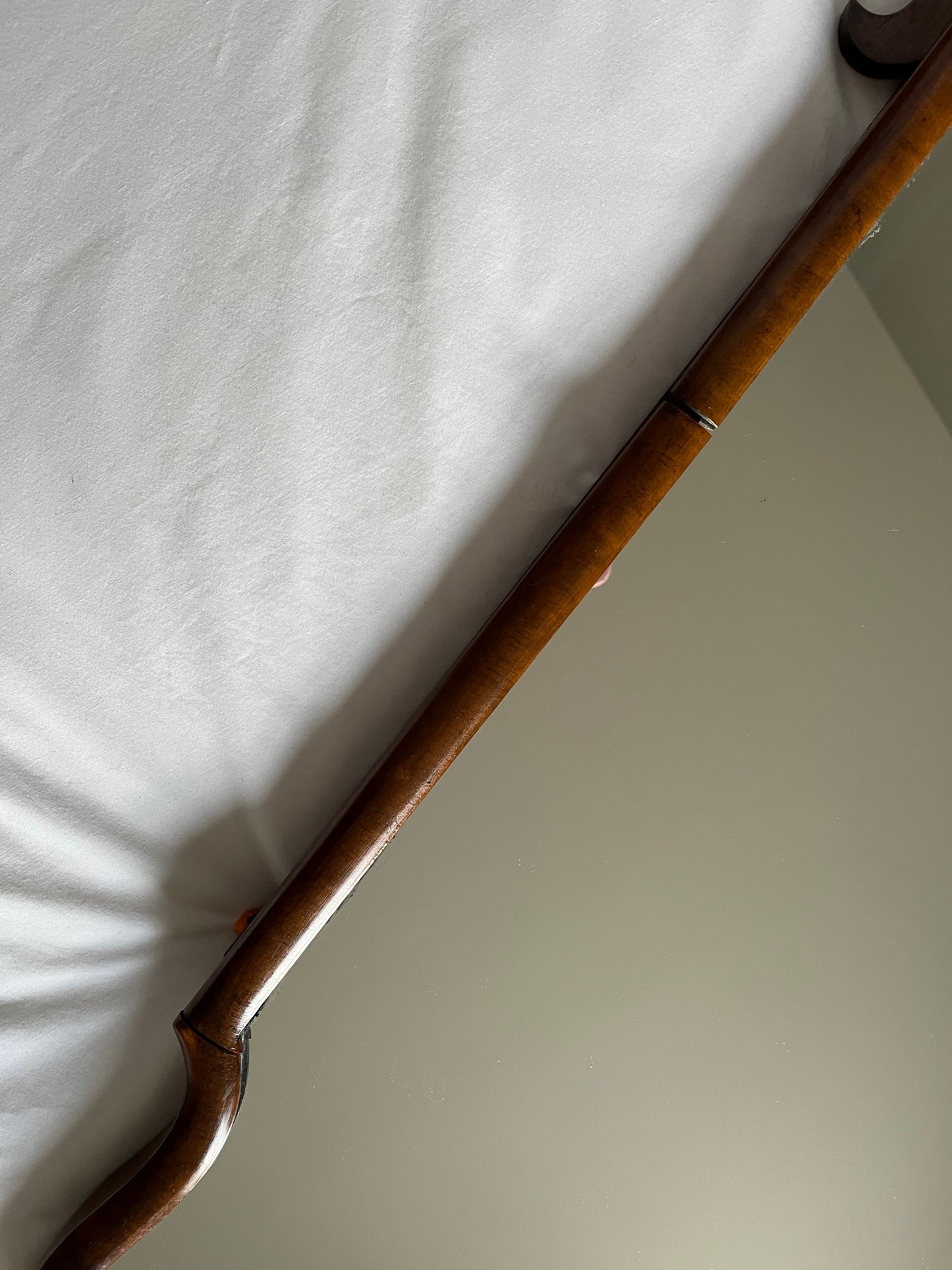 Scallop Queen Anne style mirror