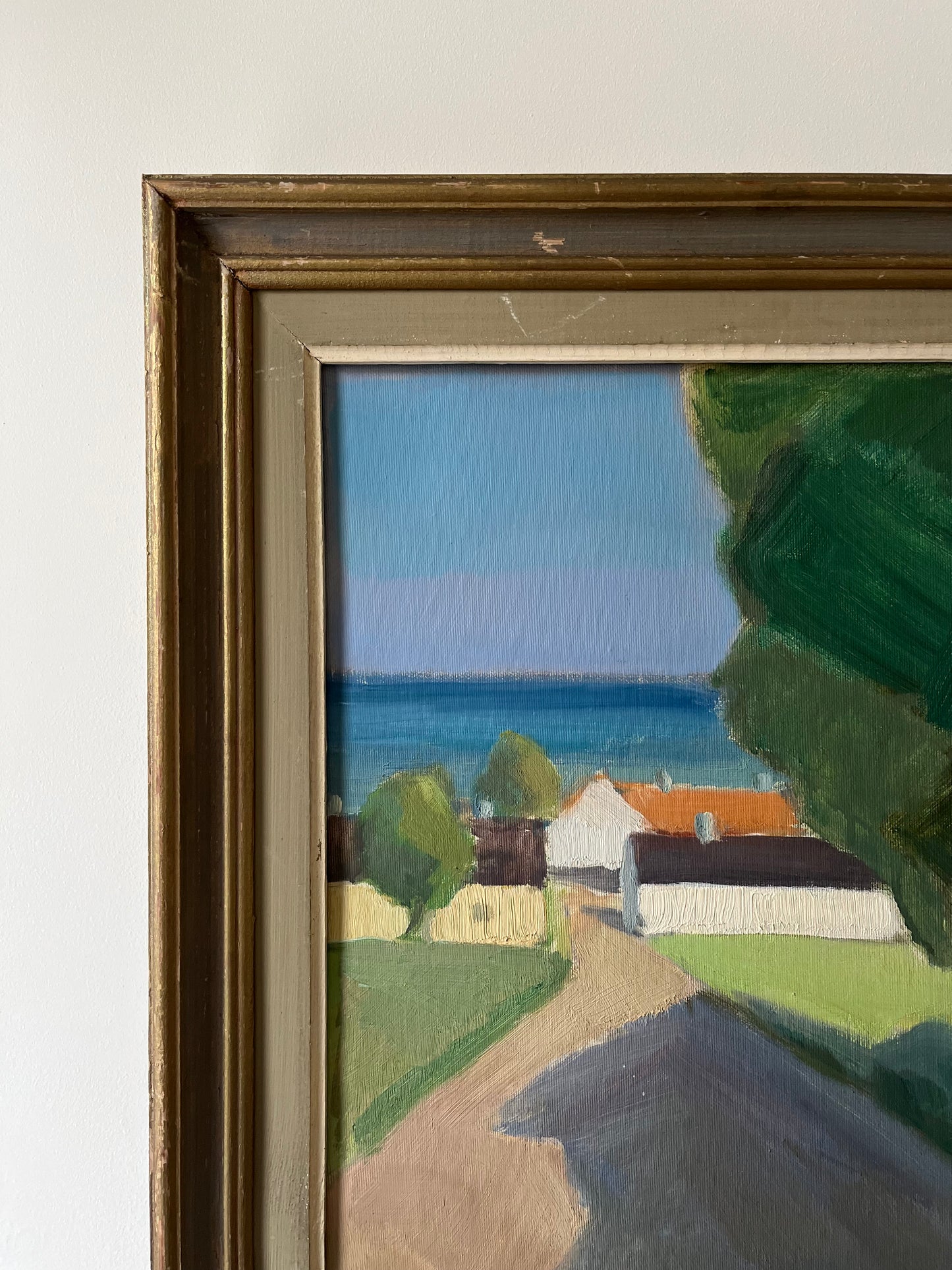 A village by the sea