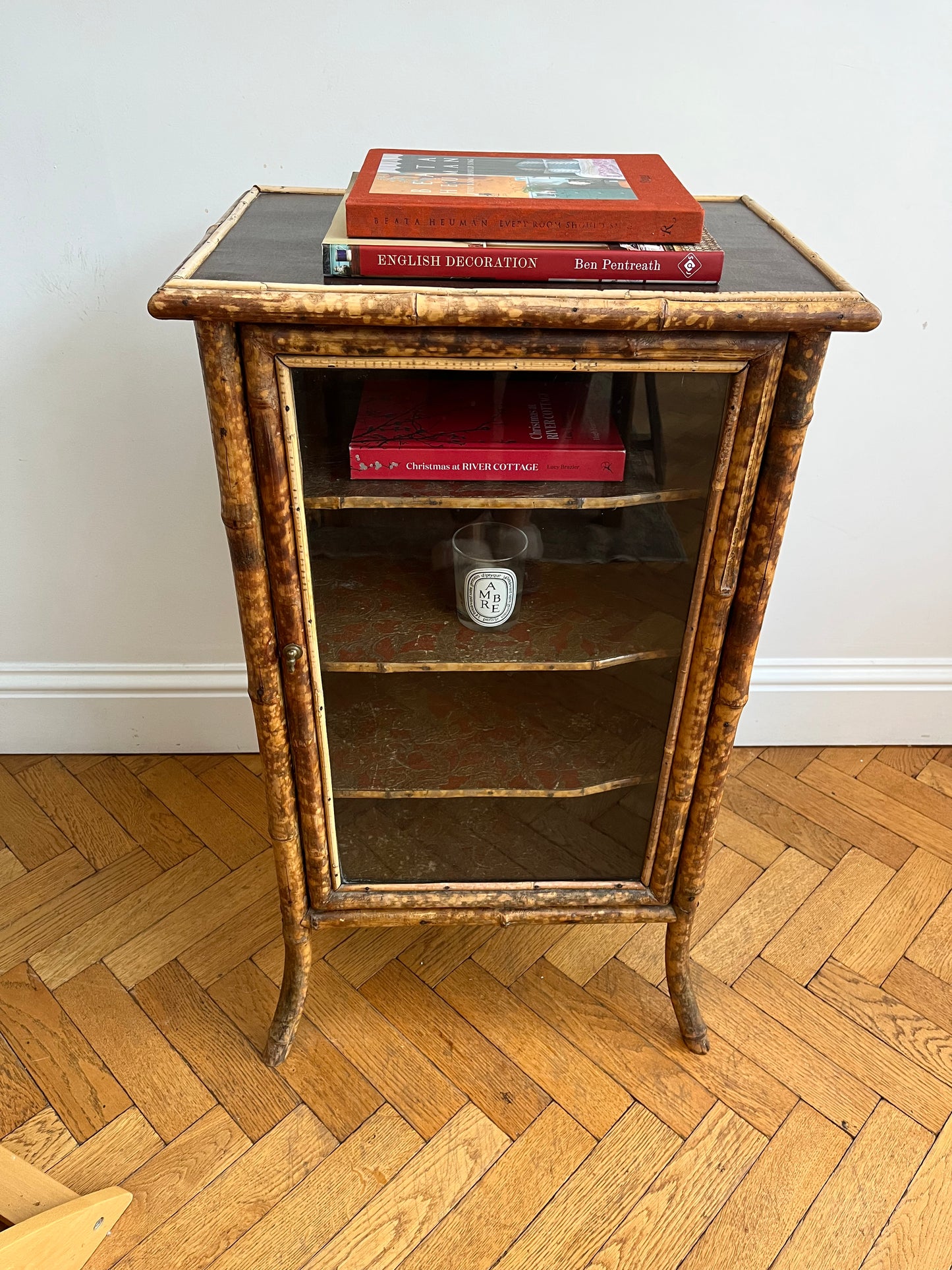 Glazed bamboo cabinet