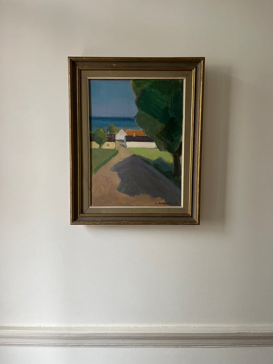 A village by the sea