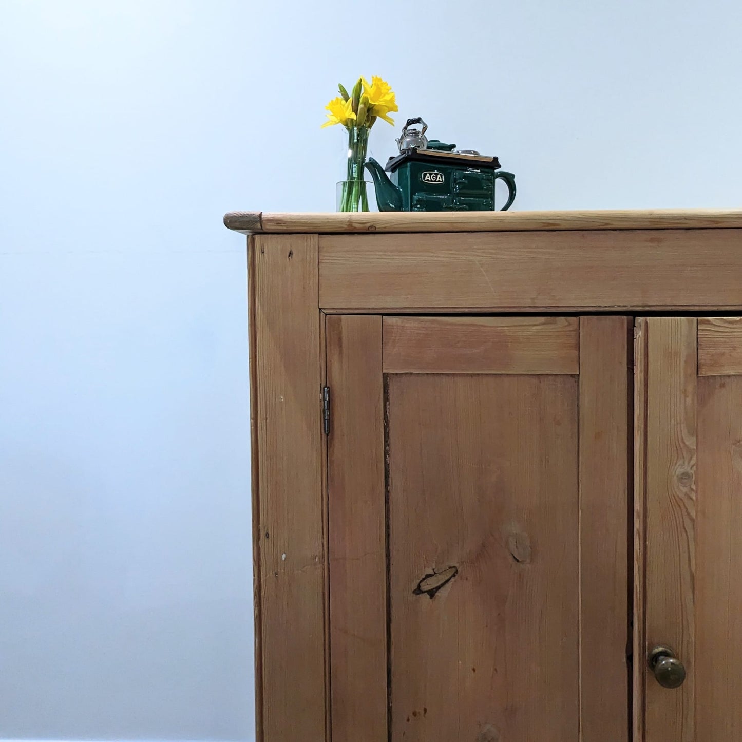 Antique pine cupboard