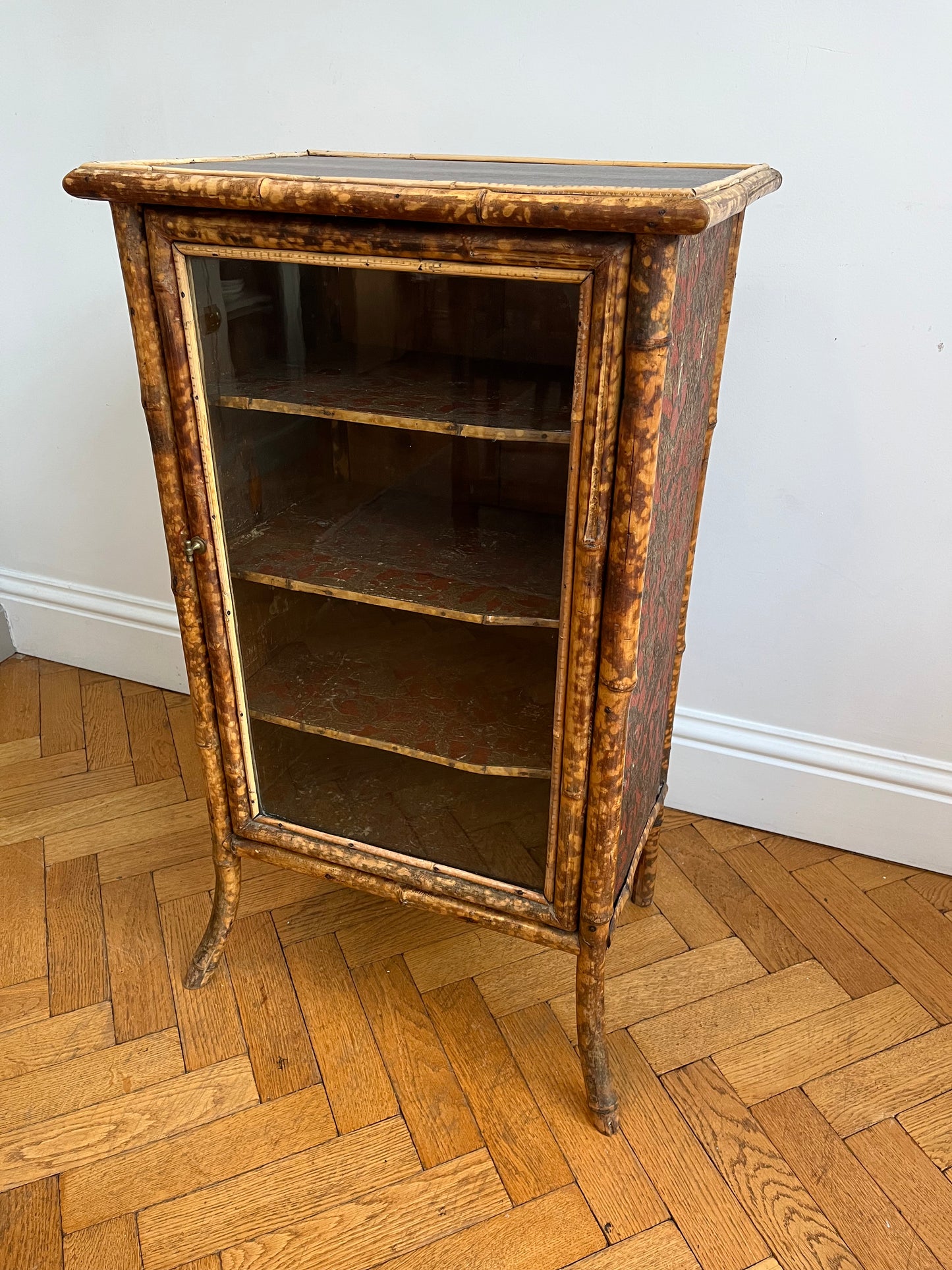 Glazed bamboo cabinet