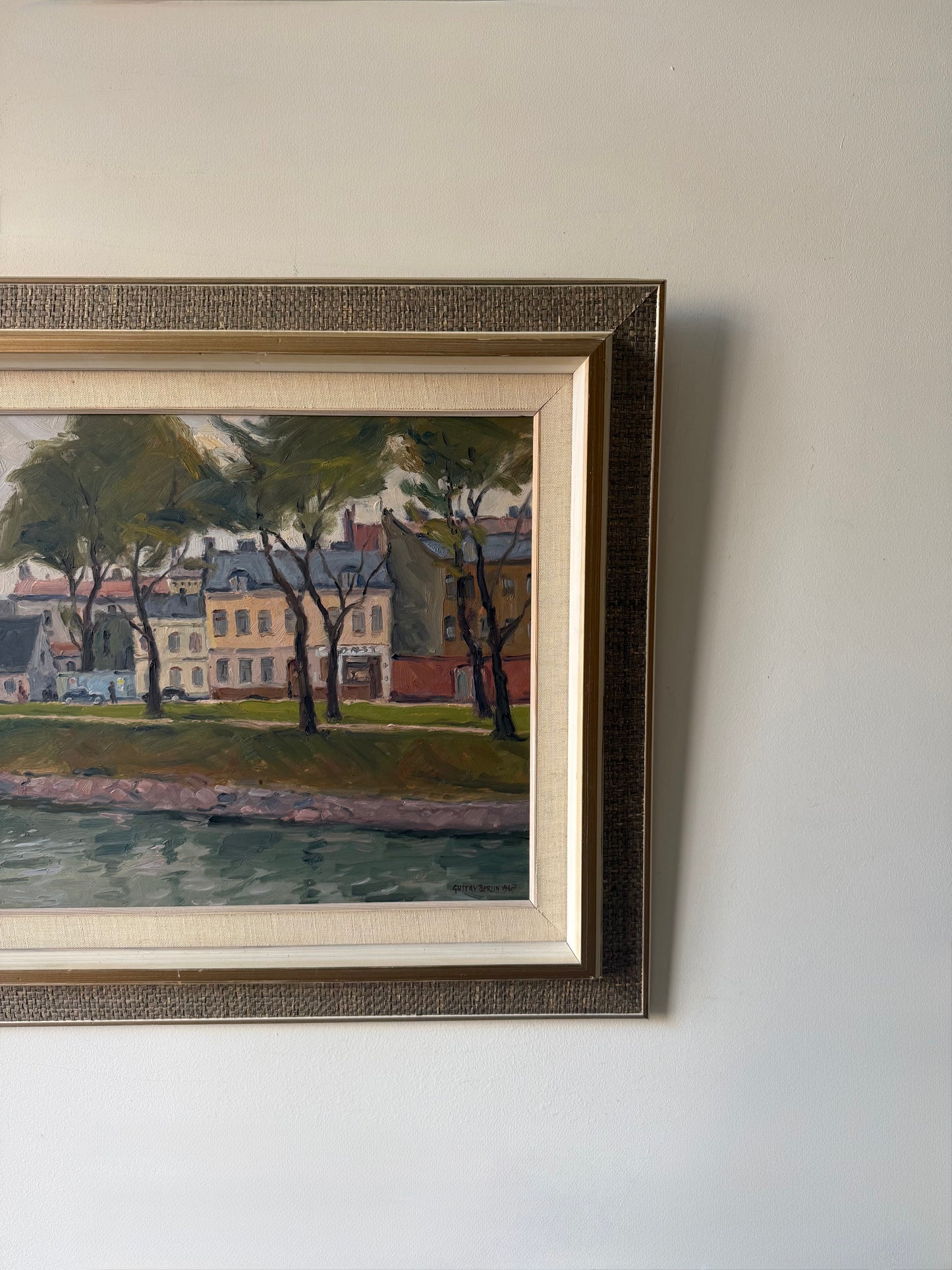 Across the water