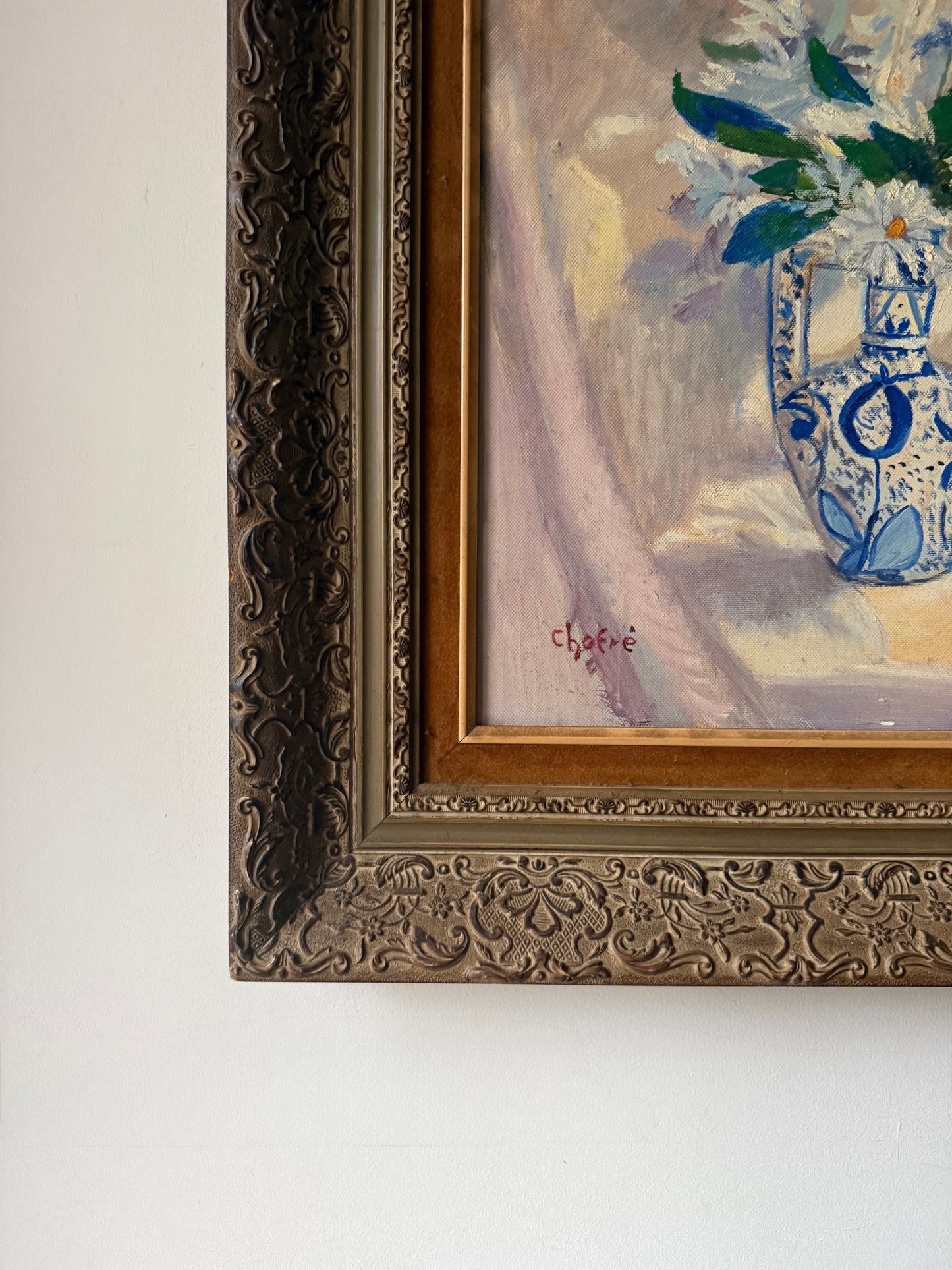 The painted vase