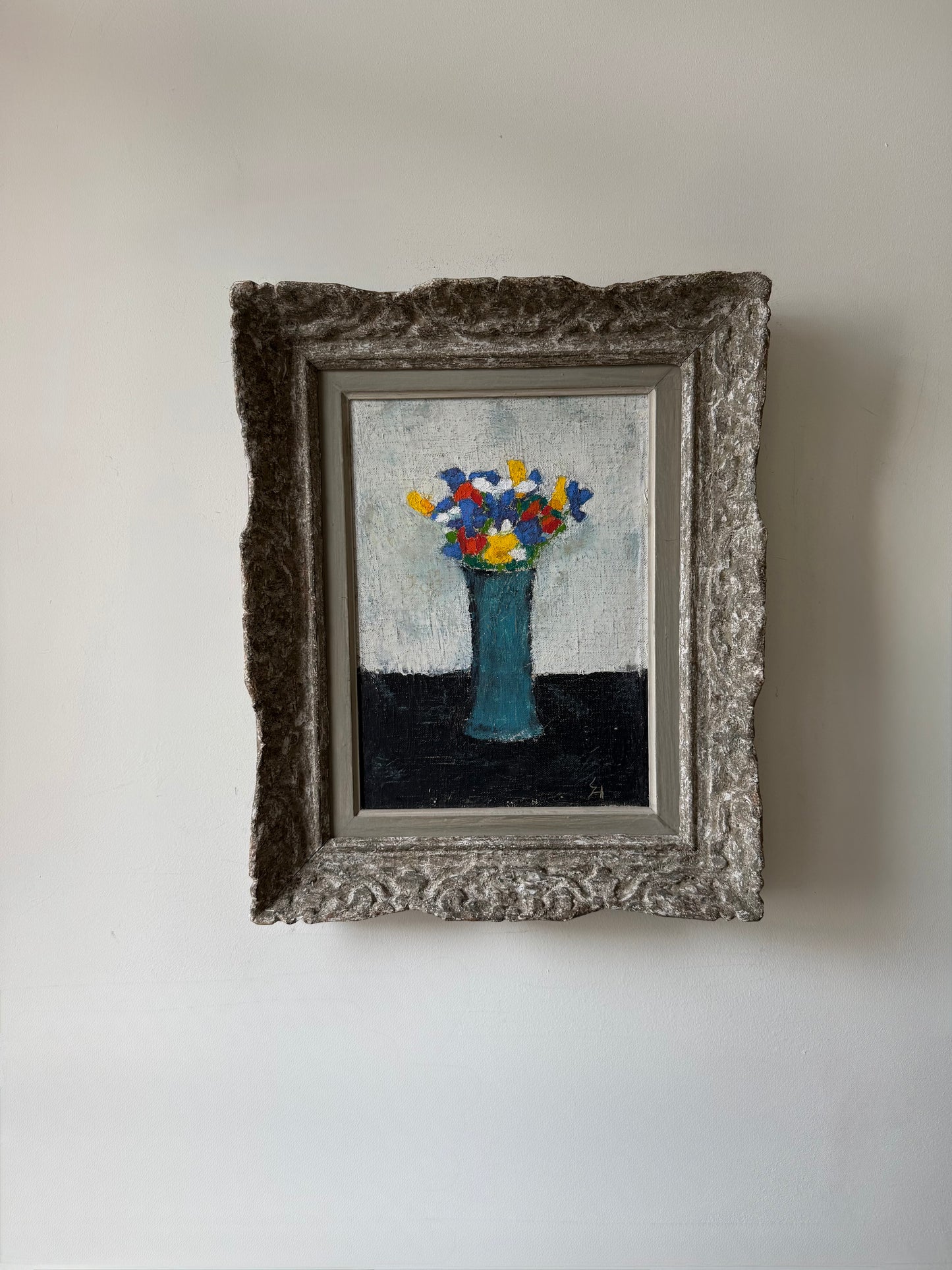 Blue vase