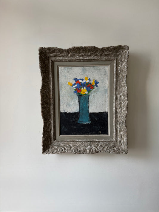 Blue vase