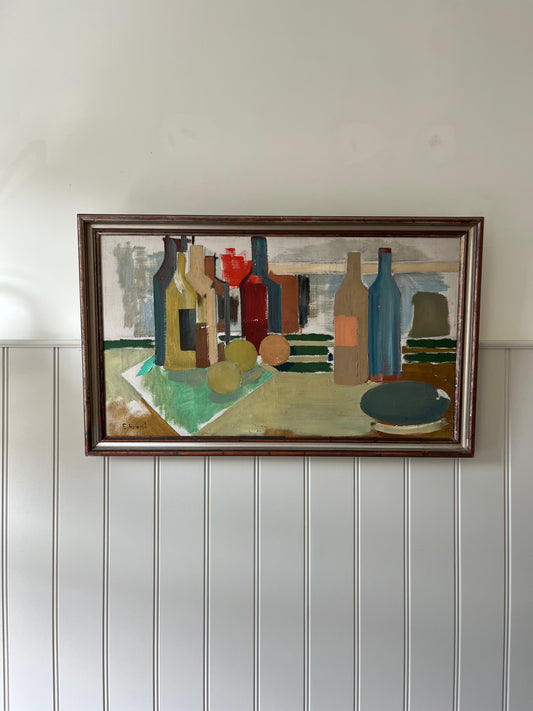 Bottle still life