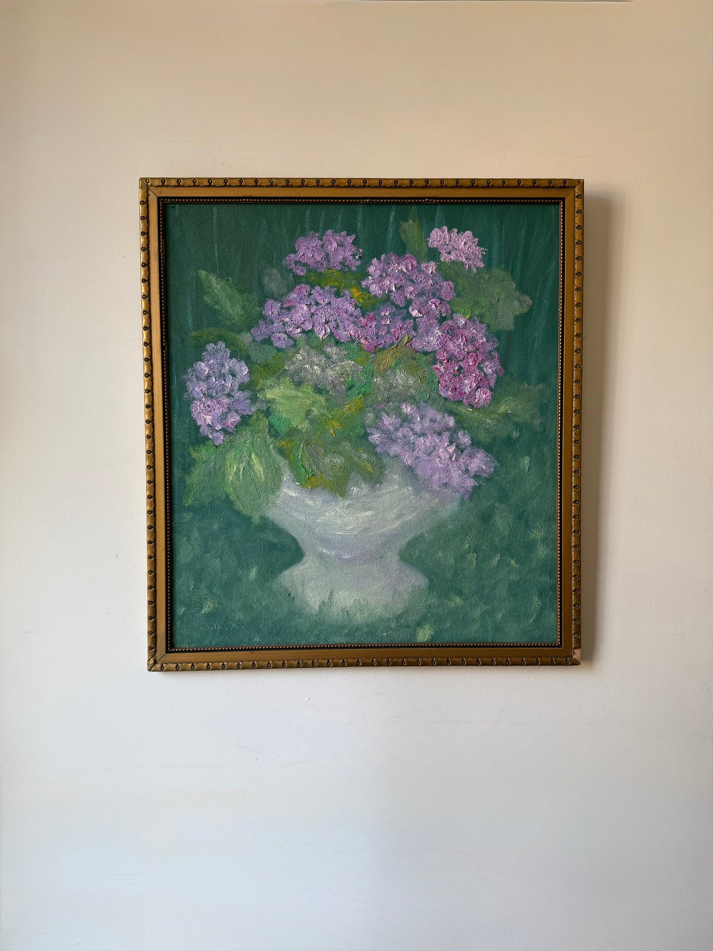 Purple hydrangeas