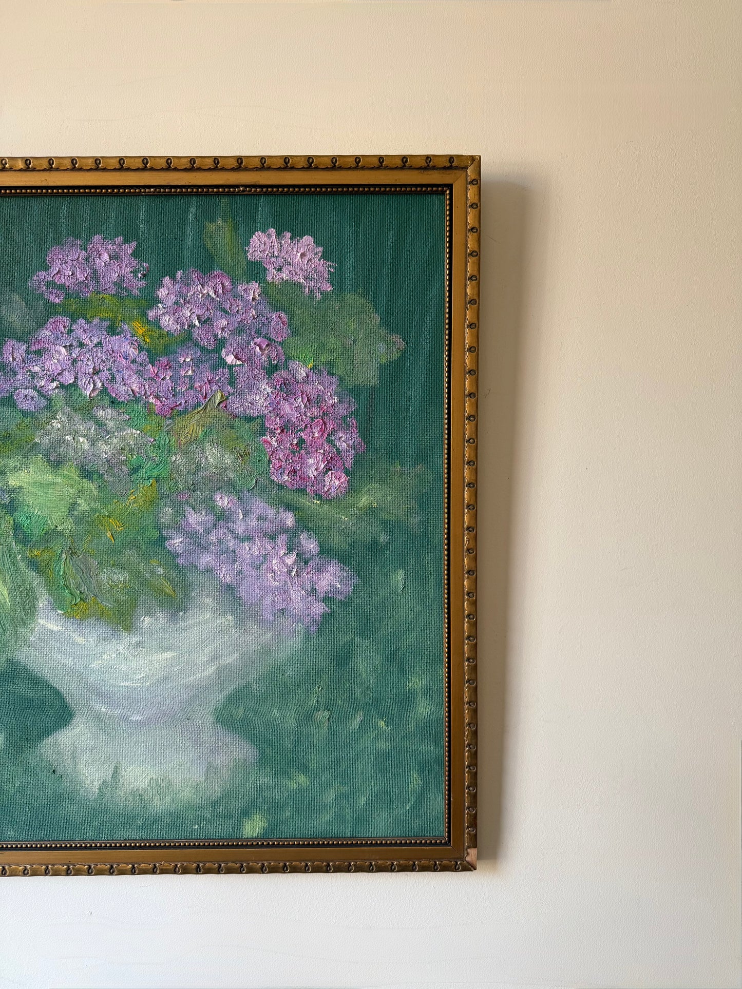 Purple hydrangeas