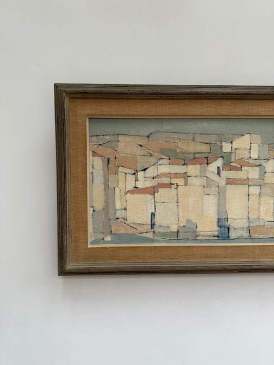 Calm cubist landscape