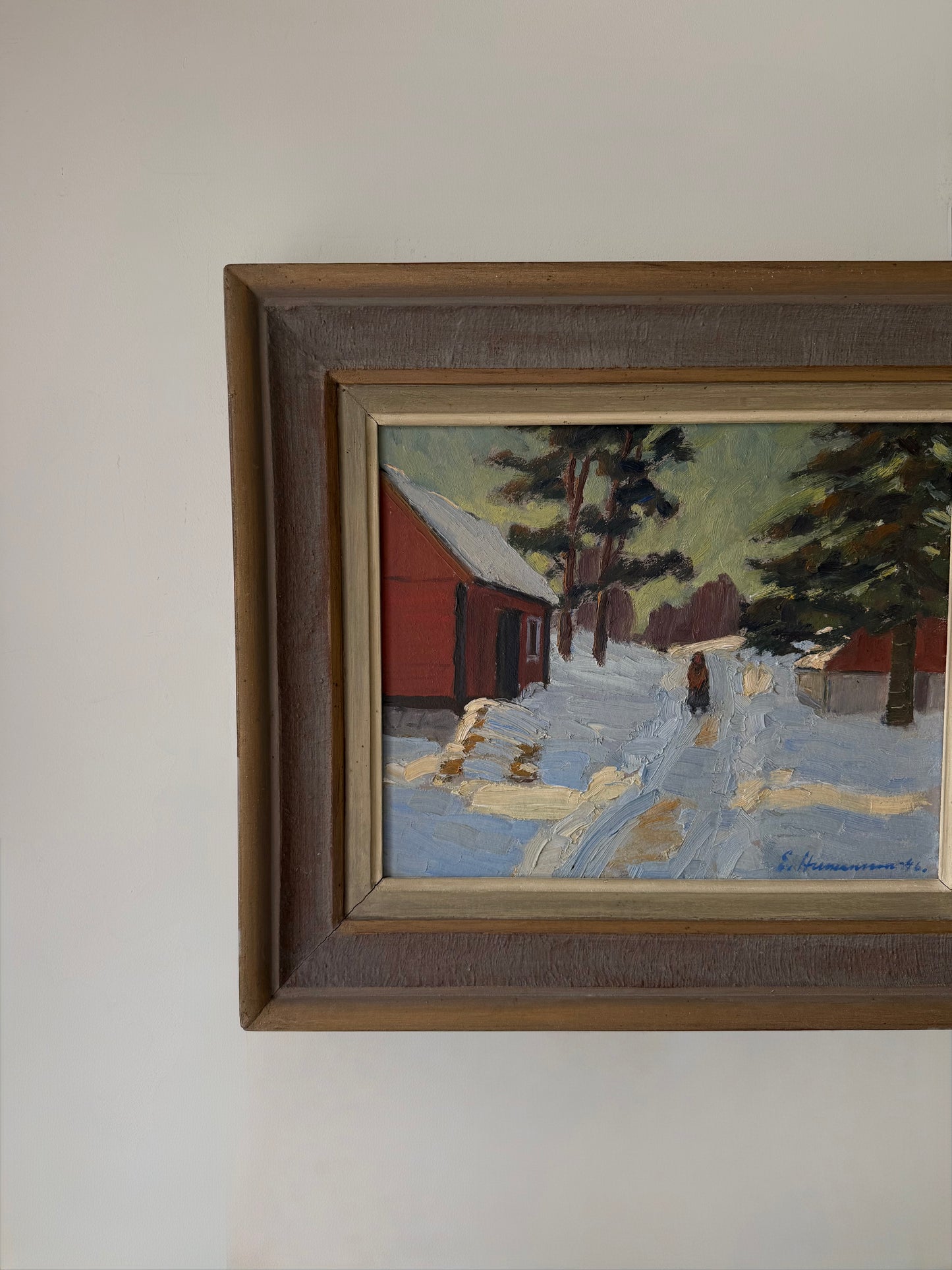 Through the snow