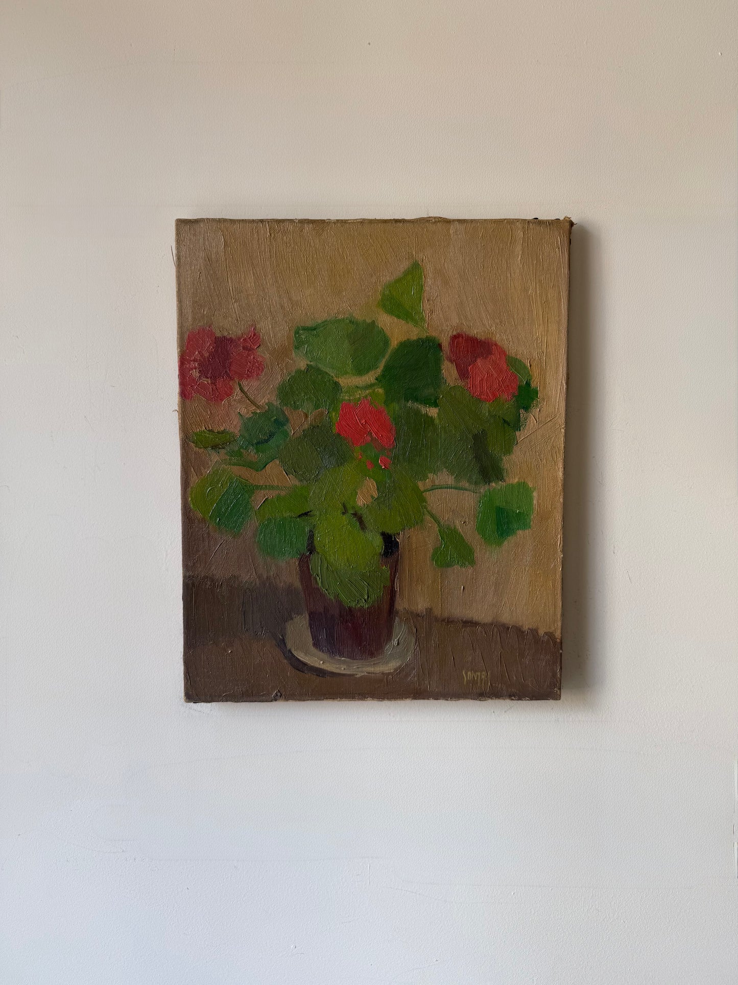 Geraniums, 1944.