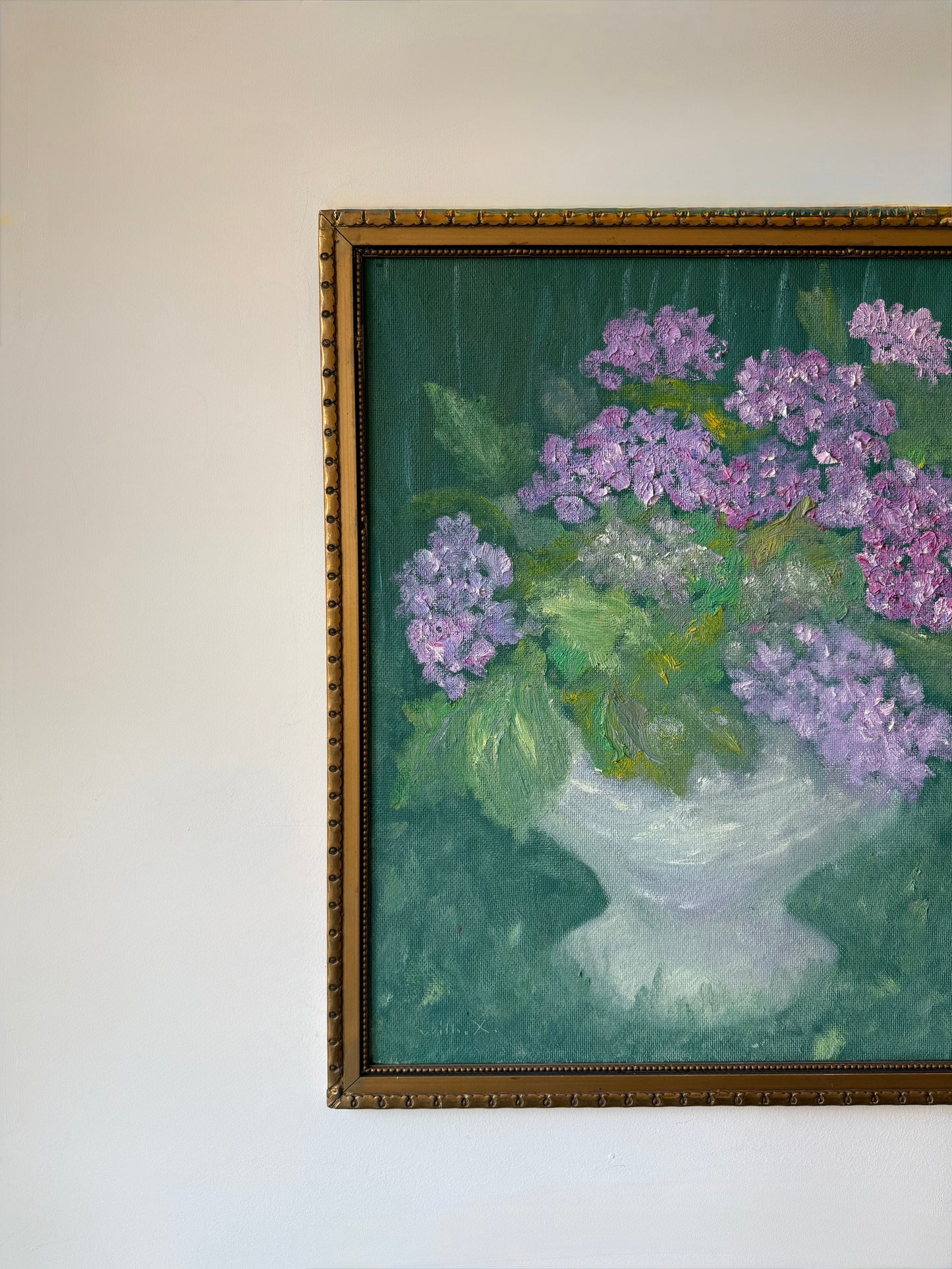 Purple hydrangeas