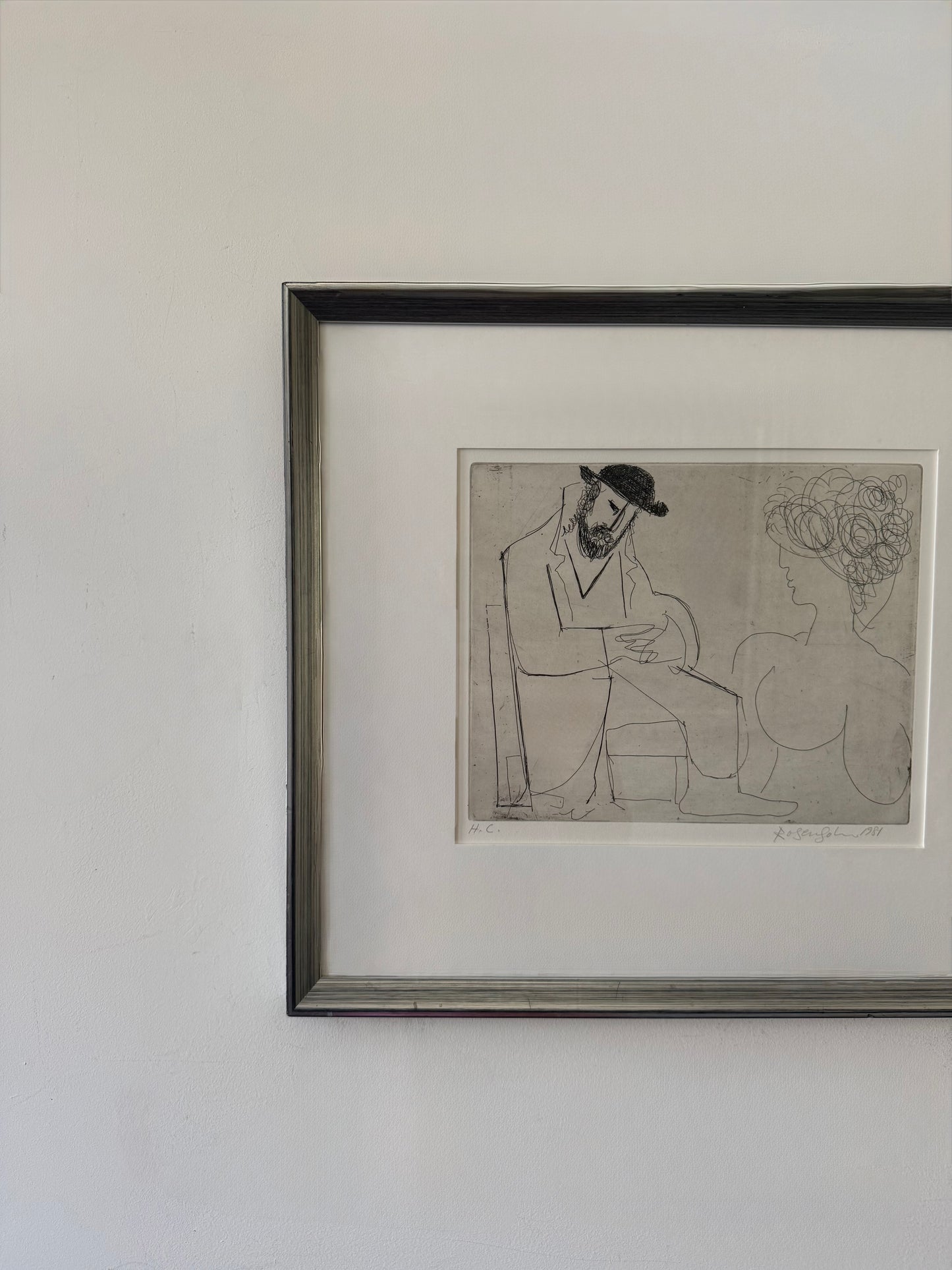 The artist and his muse