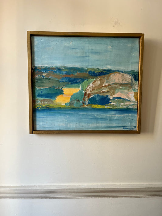 Blue seascape