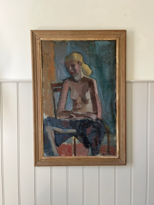 Seated nude