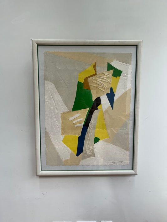 Abstract colour etching