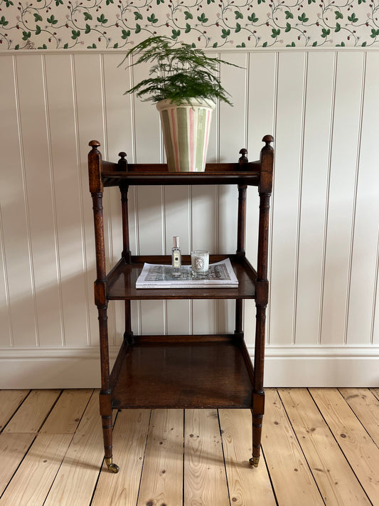Three tier etagere