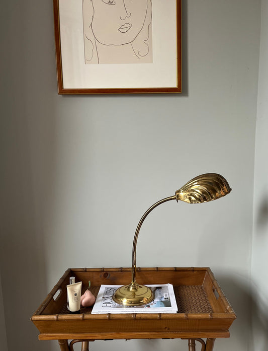 Brass Swan neck lamp